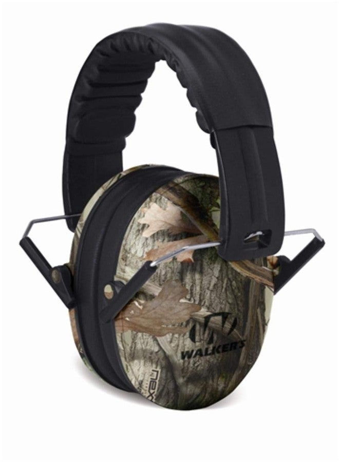 Walker's WALKER’S Youth Children’s Low Profile Lightweight Padded Headband Adjustable Folding Noise-Reducing Hearing Protection Earmuffs, Camo - Image 3